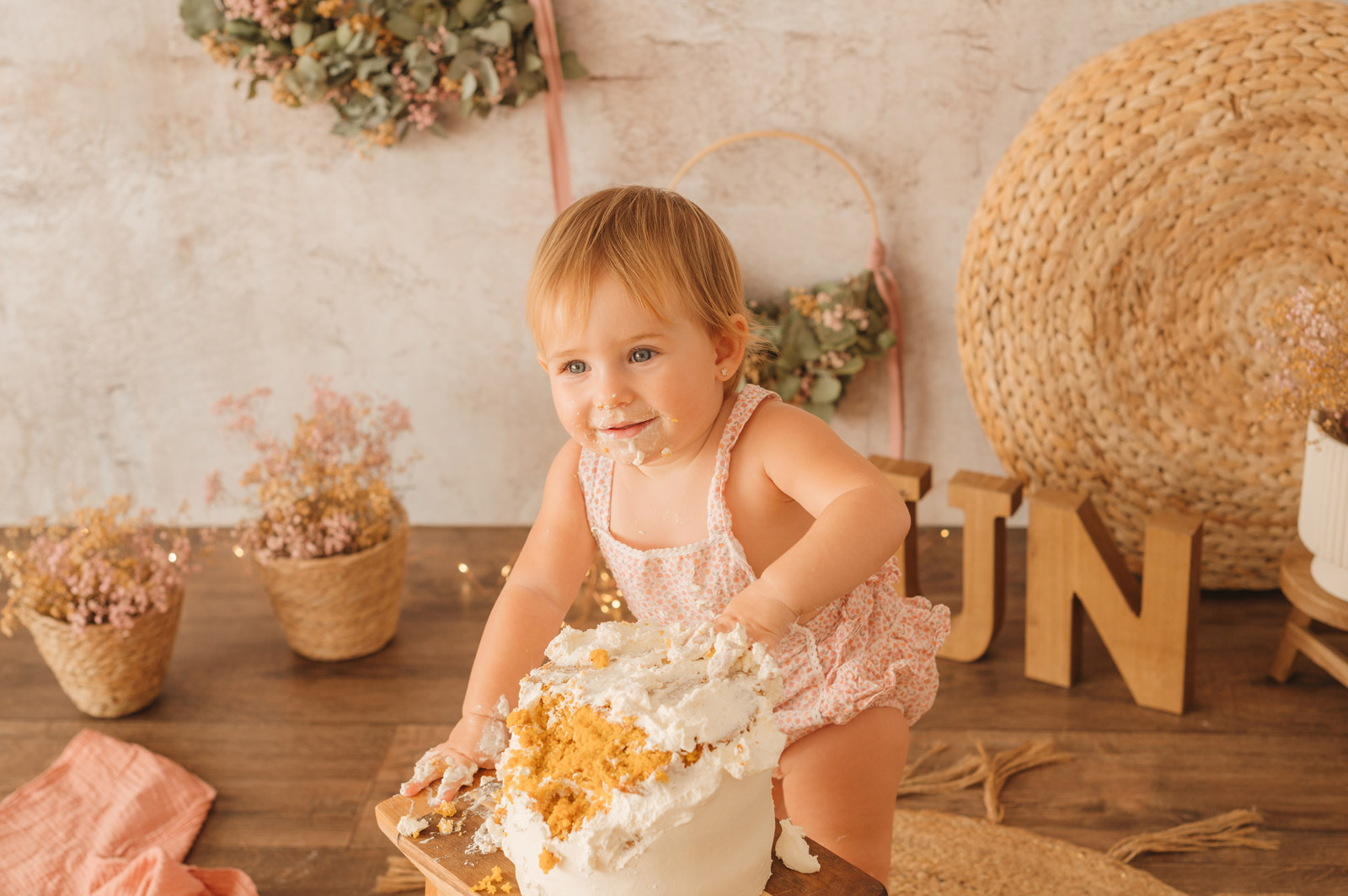 Elisa, primer cumpleaños